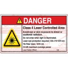 علائم ایمنی danger laser